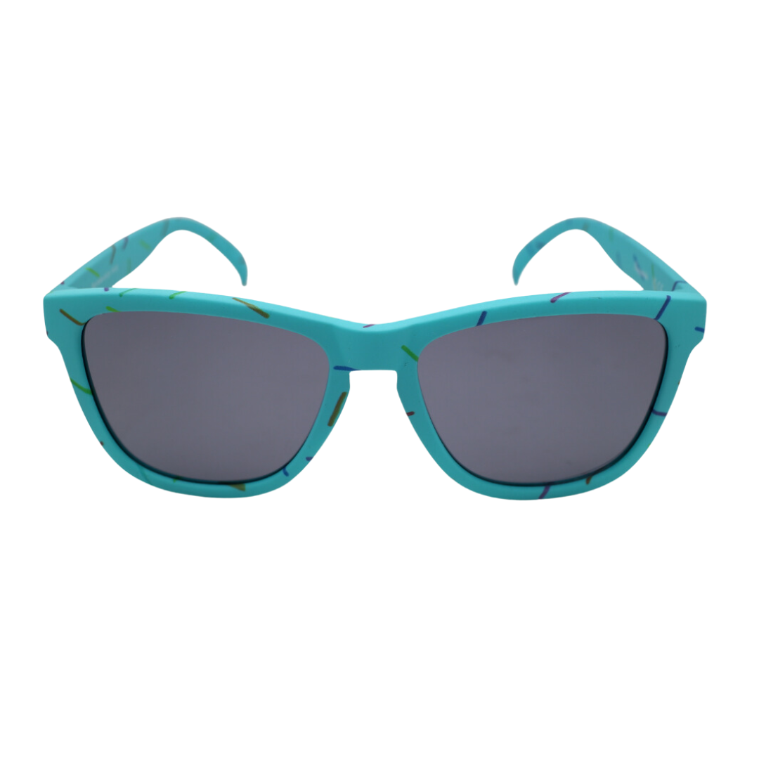 happystride | Sprinkle of Joy Minty Colourful Sprinkle Running & Fitness Cool Colourful Bright Fun Sunglasses