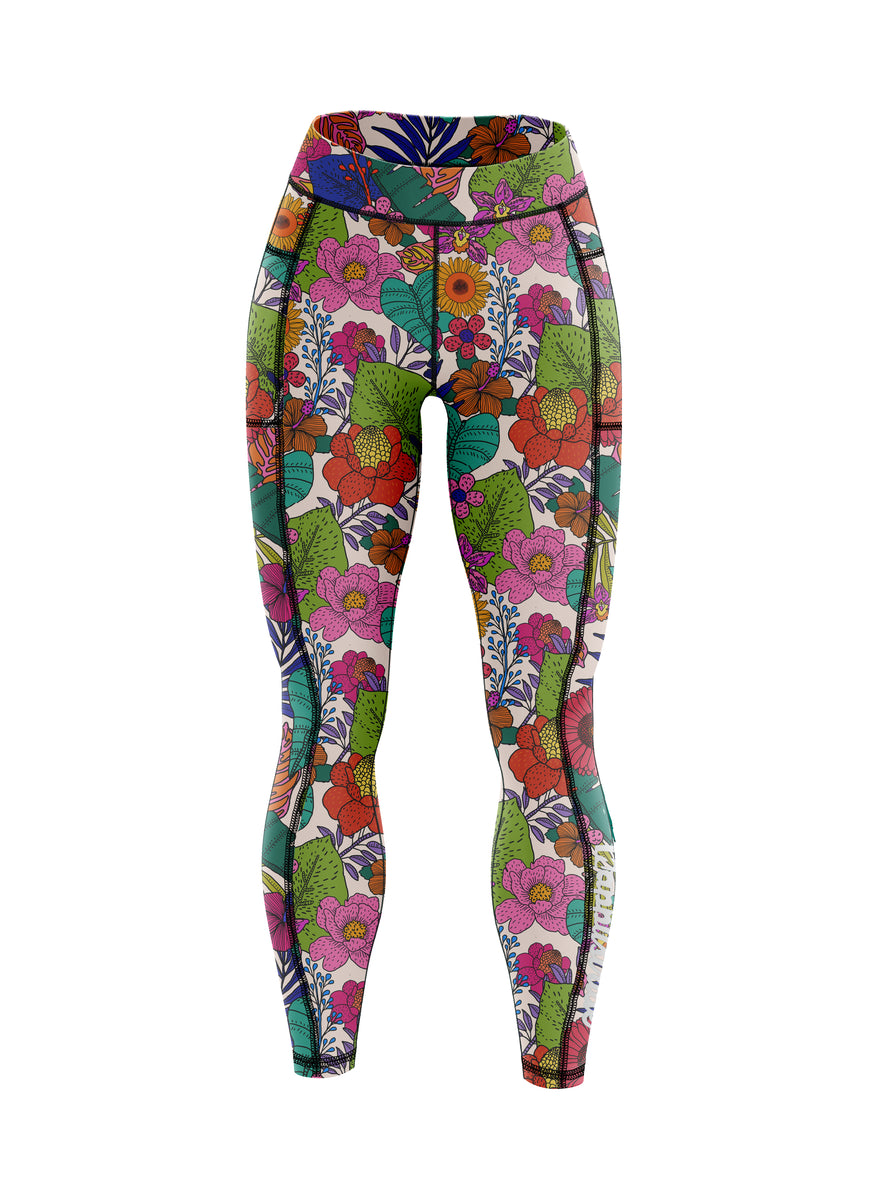 Floral 2025 nike tights