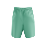 ''Basic b*tch'' minty  fitness shorts (7”)