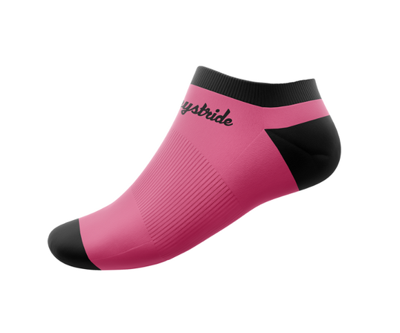 ''Basic b*tch'' pink ankle socks