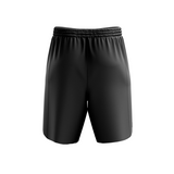 ''Basic b*tch'' black fitness shorts (7”)