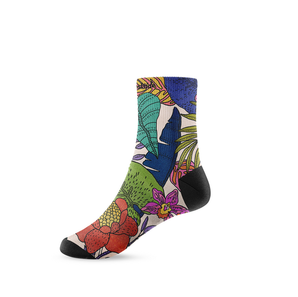 ''I'll bring you flowers'' mid socks