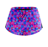 ''Hexy geomexy'' racer shorts