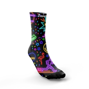 ''Glow & go'' crew socks