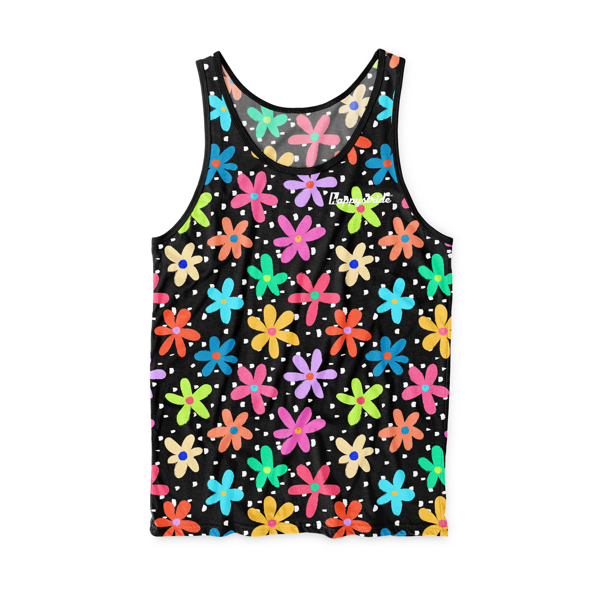 ''Pretty petal'' cool colourful bright running & fitness unisex vest ...