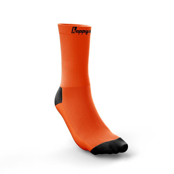 ''Basic b*tch'' orange crew socks