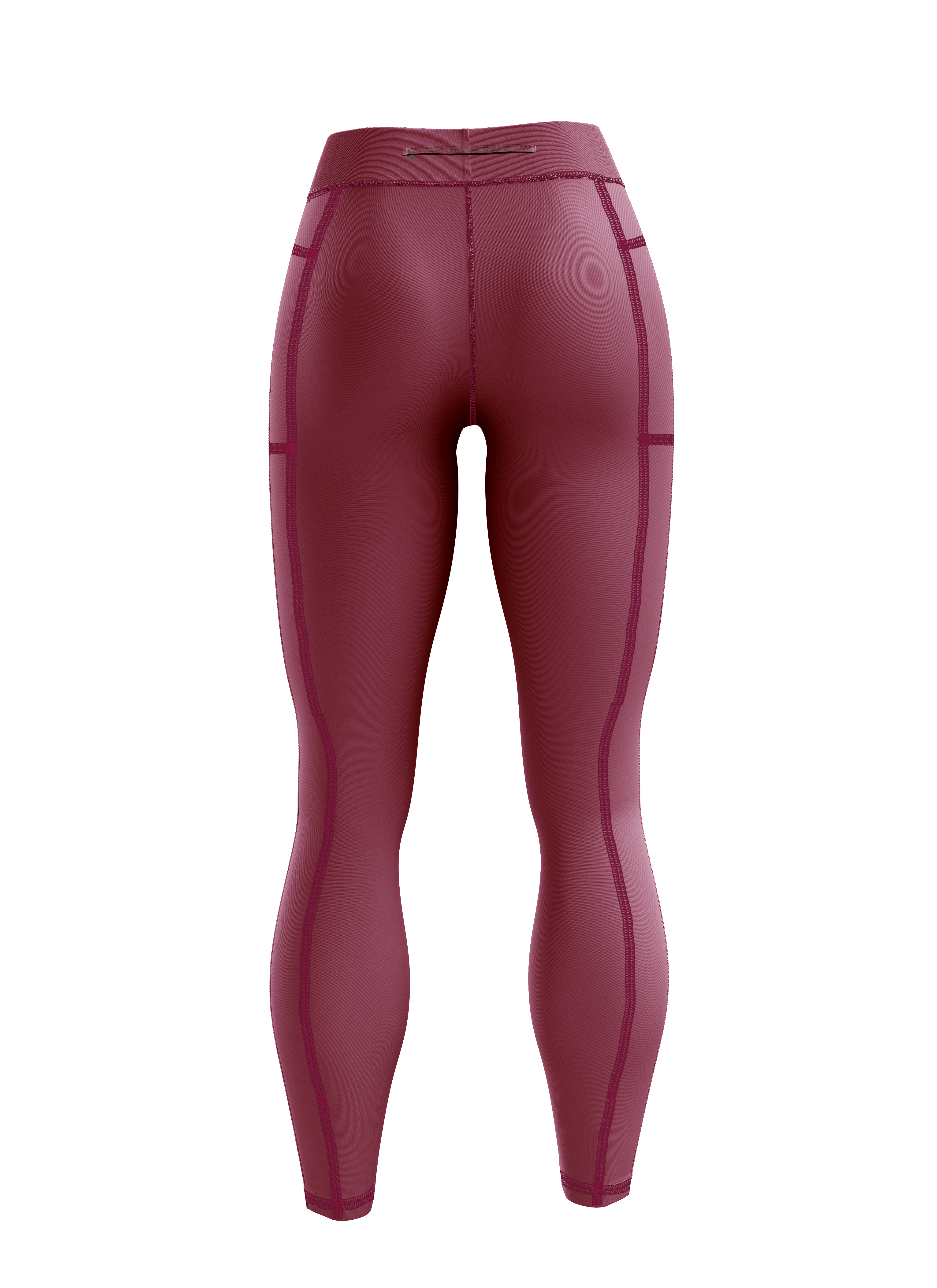 "Basic b*tch" maroon leggings