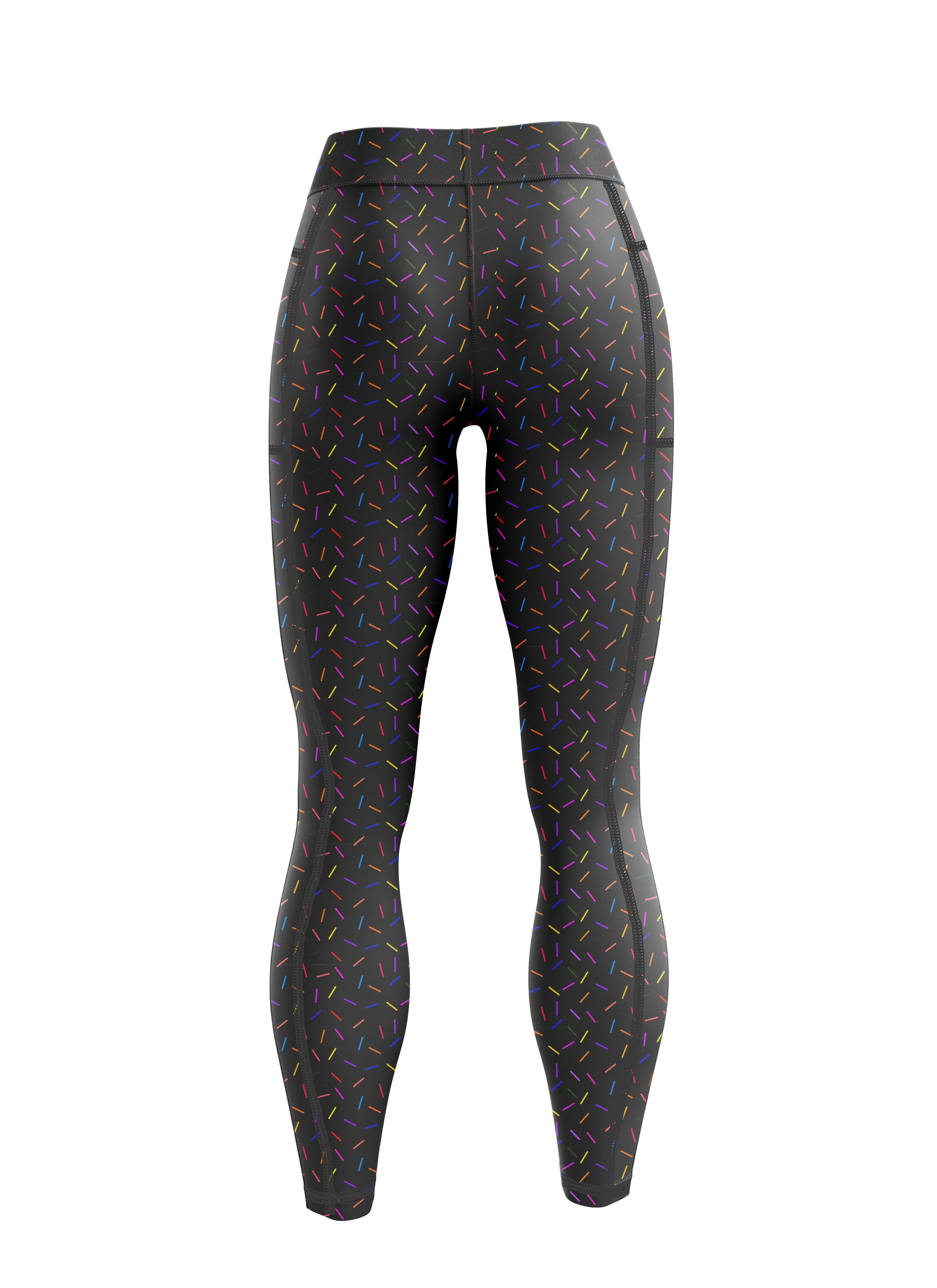 "Sprinkle-of-joy" black leggings