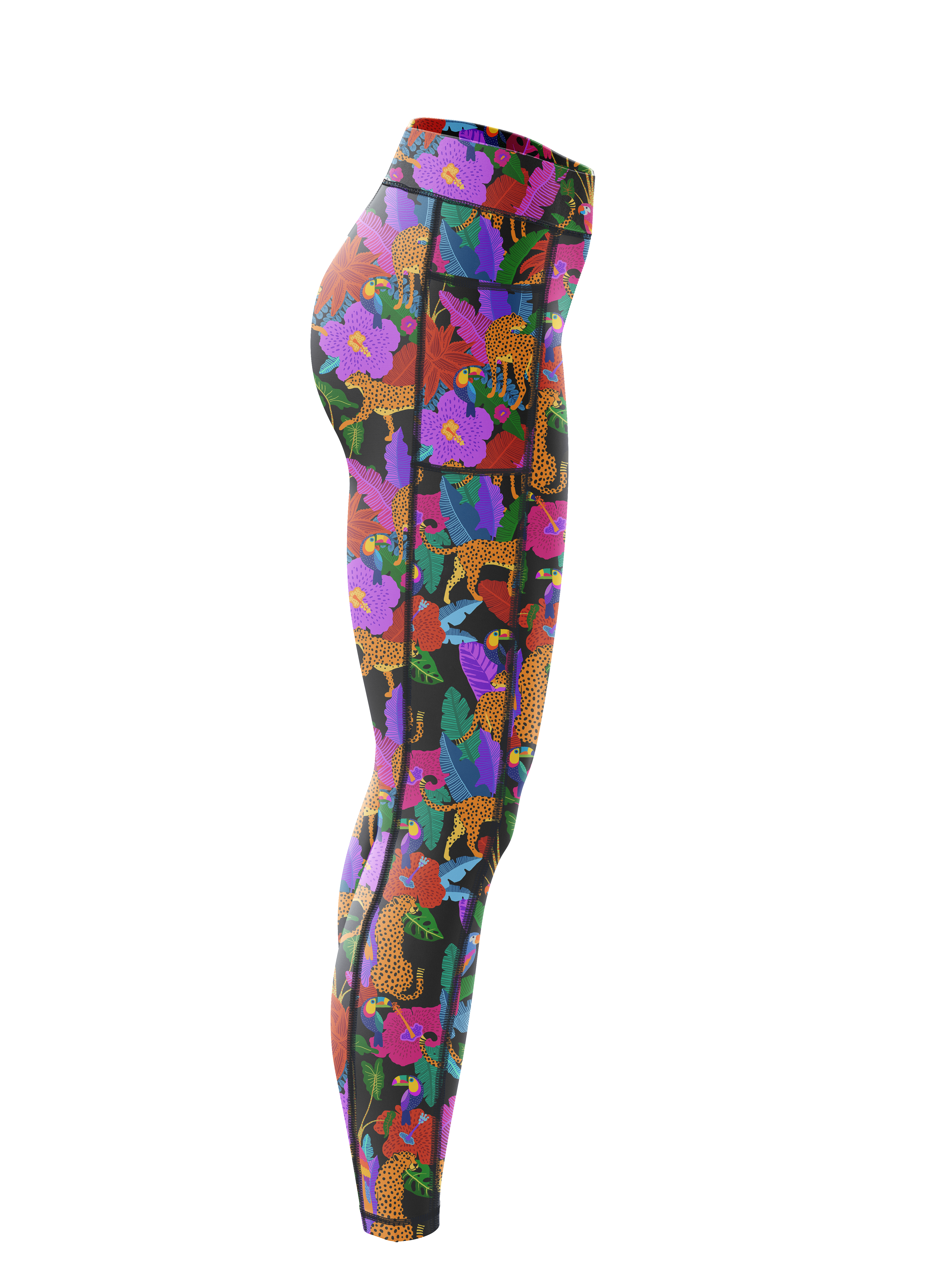 "Exotic tropic" leggings