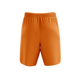 ''Basic b*tch'' orange fitness shorts (7”)