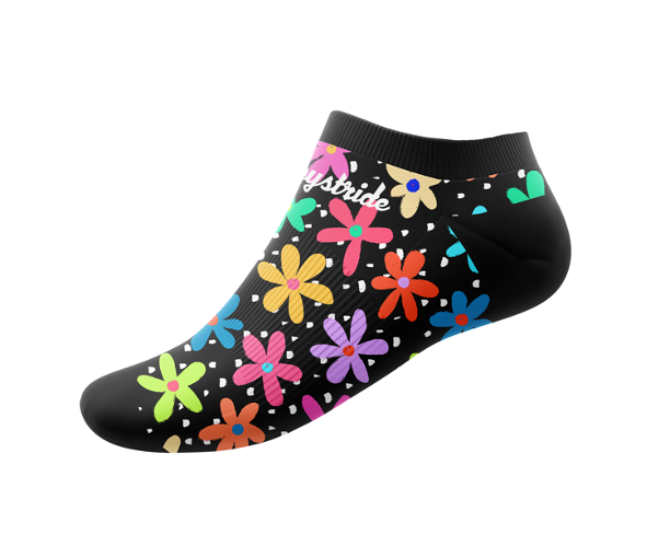 ''Pretty petal'' ankle socks