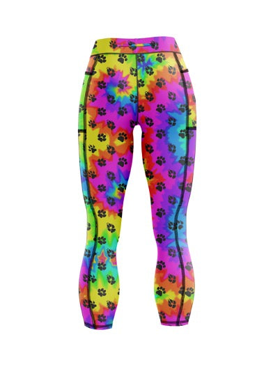 Rainbow capri leggings hotsell