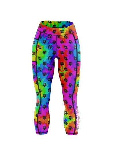 Buy online Quirky Print Multicoloured Leggings from Capris