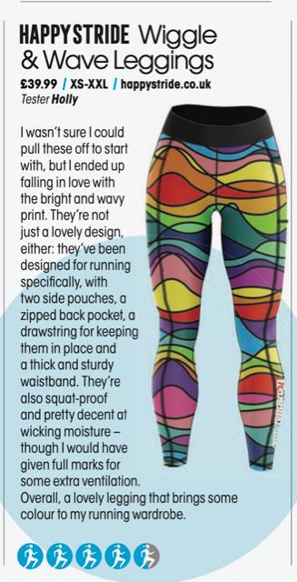 Wiggle & wave bright cool colourful fun bright running & fitness leggings –  Happystride